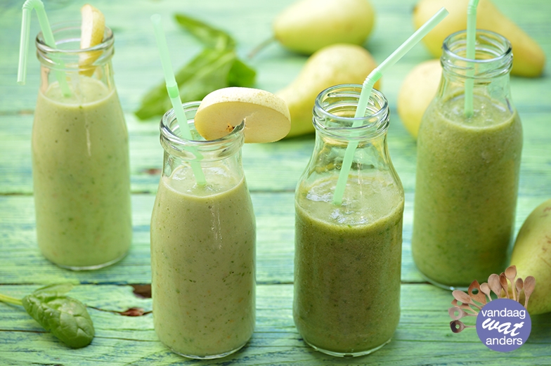 Groene smoothies met peer