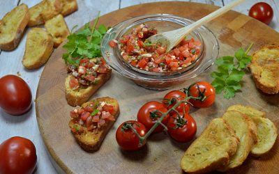 Bruschetta met tomaat