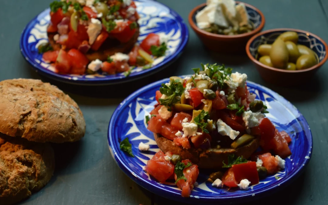 Dakos, Griekse tomatensalade